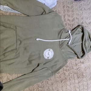 Green hollister hoodie